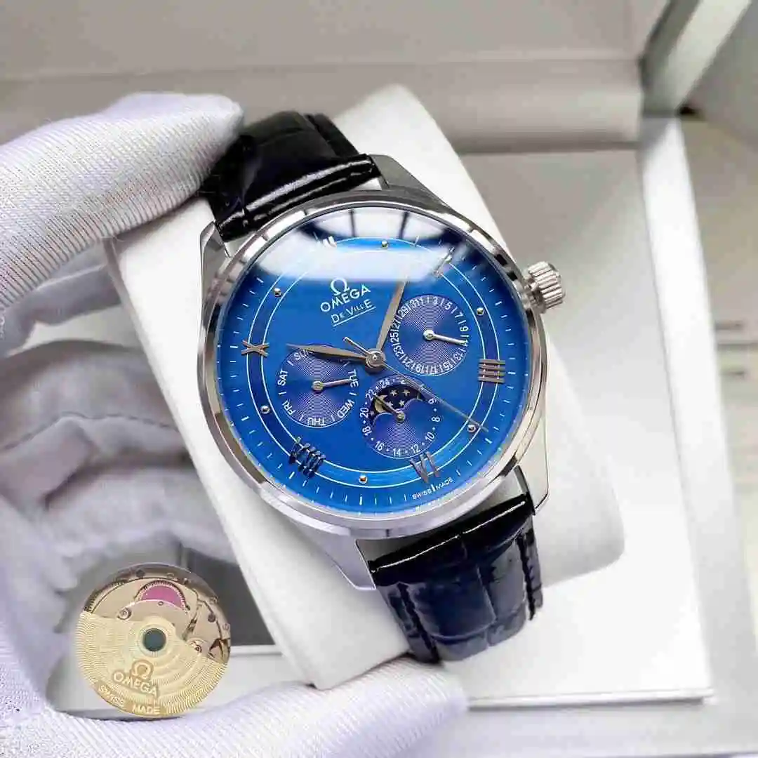 General Watches Omega Watch Men's Watch Paired with Original Fully Automatic Mechanical Movement Top Grade 316 Precision Steel Case with Mineral Super Strong Mirror Diameter 40mm KK05050 3 view 7