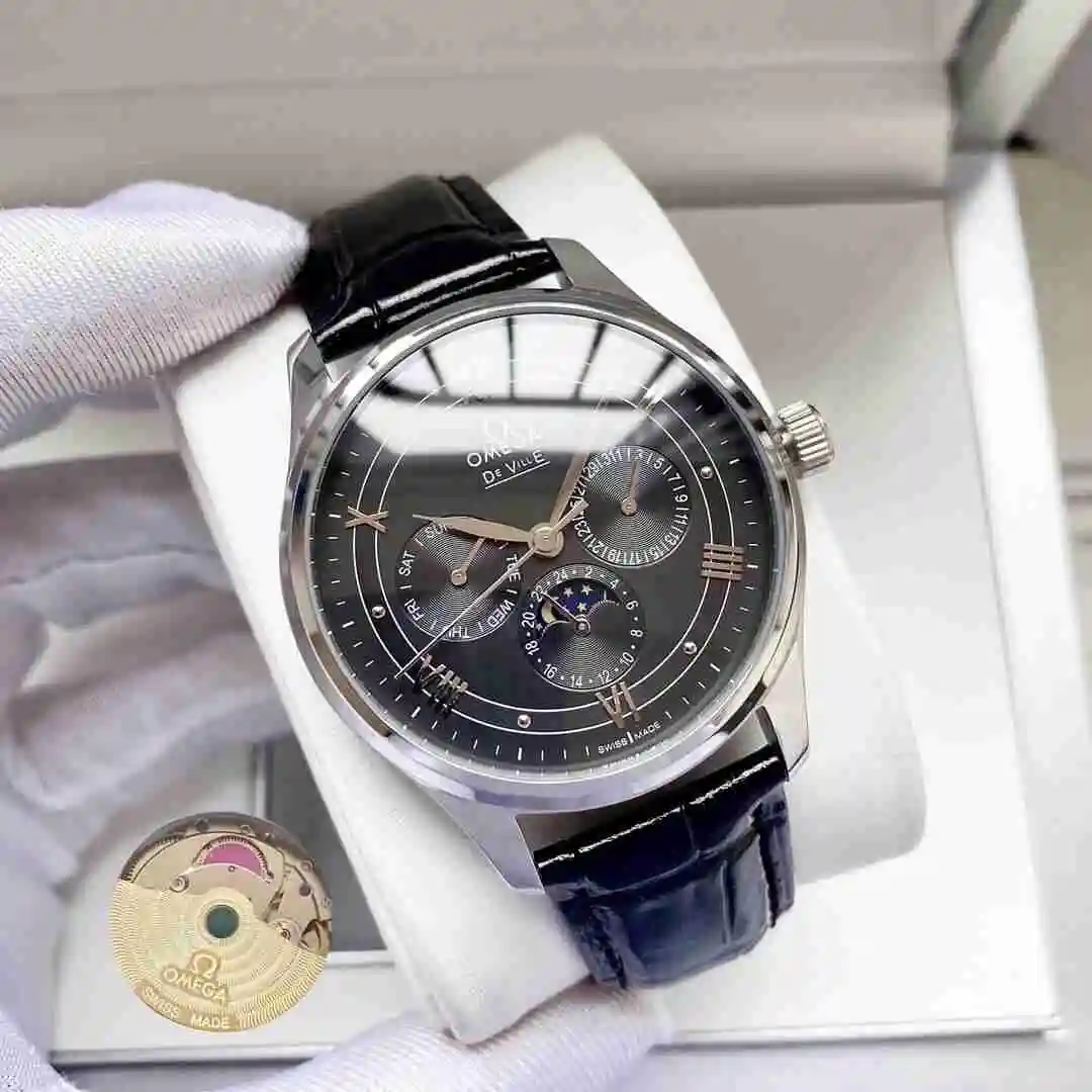 General Watches Omega Watch Men's Watch Paired with Original Fully Automatic Mechanical Movement Top Grade 316 Precision Steel Case with Mineral Super Strong Mirror Diameter 40mm KK05050 3 view 8