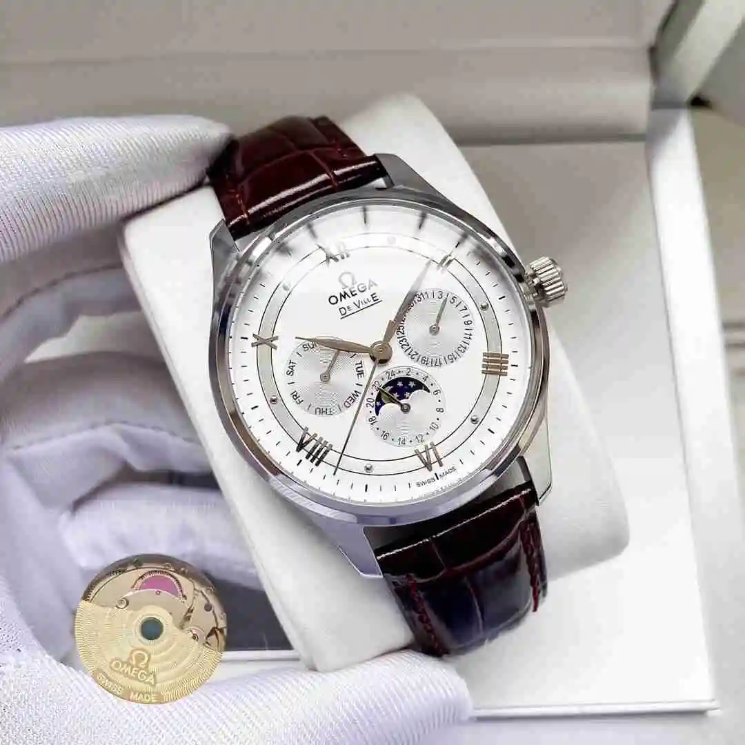 General Watches Omega Watch Men's Watch Paired with Original Fully Automatic Mechanical Movement Top Grade 316 Precision Steel Case with Mineral Super Strong Mirror Diameter 40mm KK05050 3 view 9