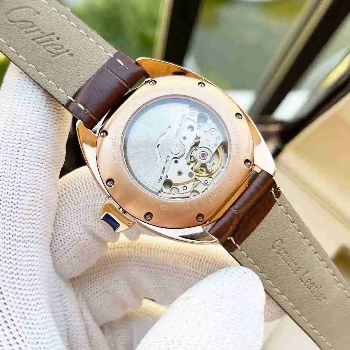 General Watches Cartier Watch Men's Watch Paired with Original Fully Automatic Mechanical Movement Top Grade 316 Precision Steel Case with Mineral Super Strong Mirror Diameter 44mm KK05250 4 view 3