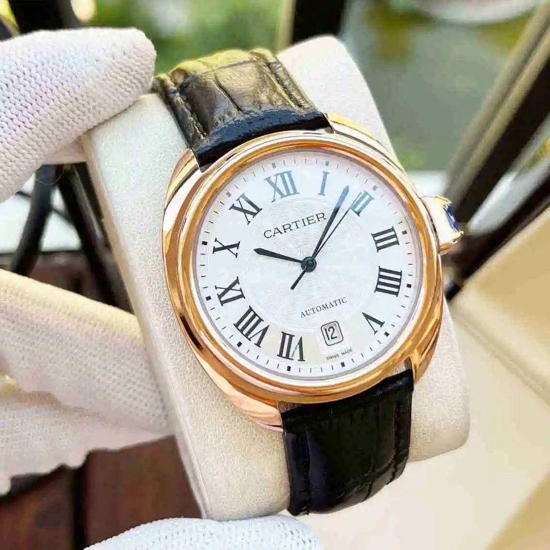 General Watches Cartier Watch Men's Watch Paired with Original Fully Automatic Mechanical Movement Top Grade 316 Precision Steel Case with Mineral Super Strong Mirror Diameter 44mm KK05250 4 view 6
