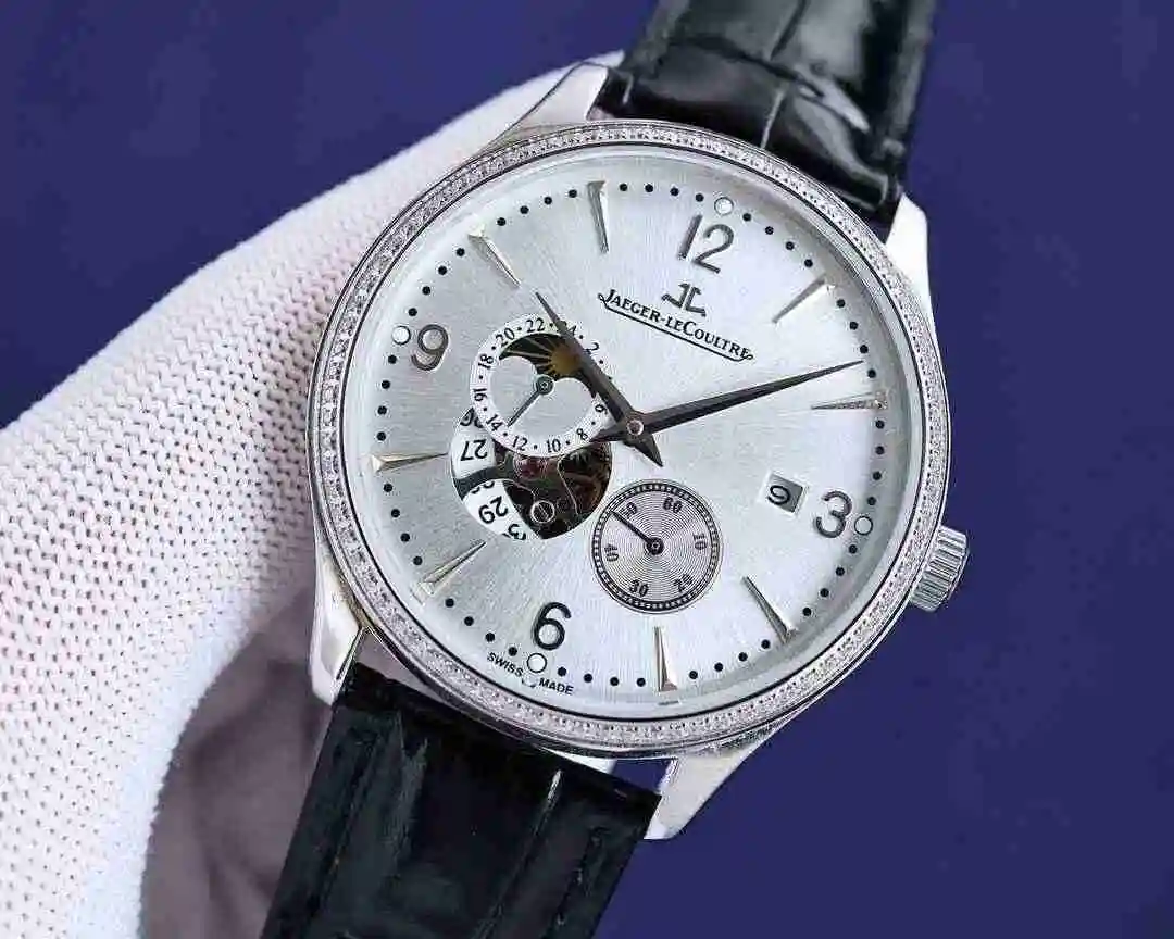 General Watches Jaeger-LeCoultre Jijia Watch Men's Watch Paired with Original Fully Automatic Mechanical Movement Top Grade 316 Precision Steel Case with Mineral Super Strong Mirror Diameter 41mm kk06100 view 5