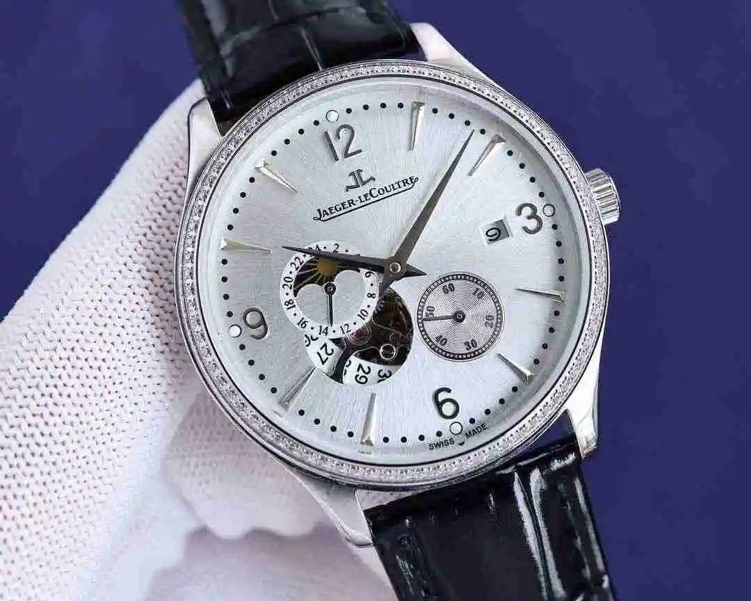 General Watches Jaeger-LeCoultre Jijia Watch Men's Watch Paired with Original Fully Automatic Mechanical Movement Top Grade 316 Precision Steel Case with Mineral Super Strong Mirror Diameter 41mm kk06100 view 6