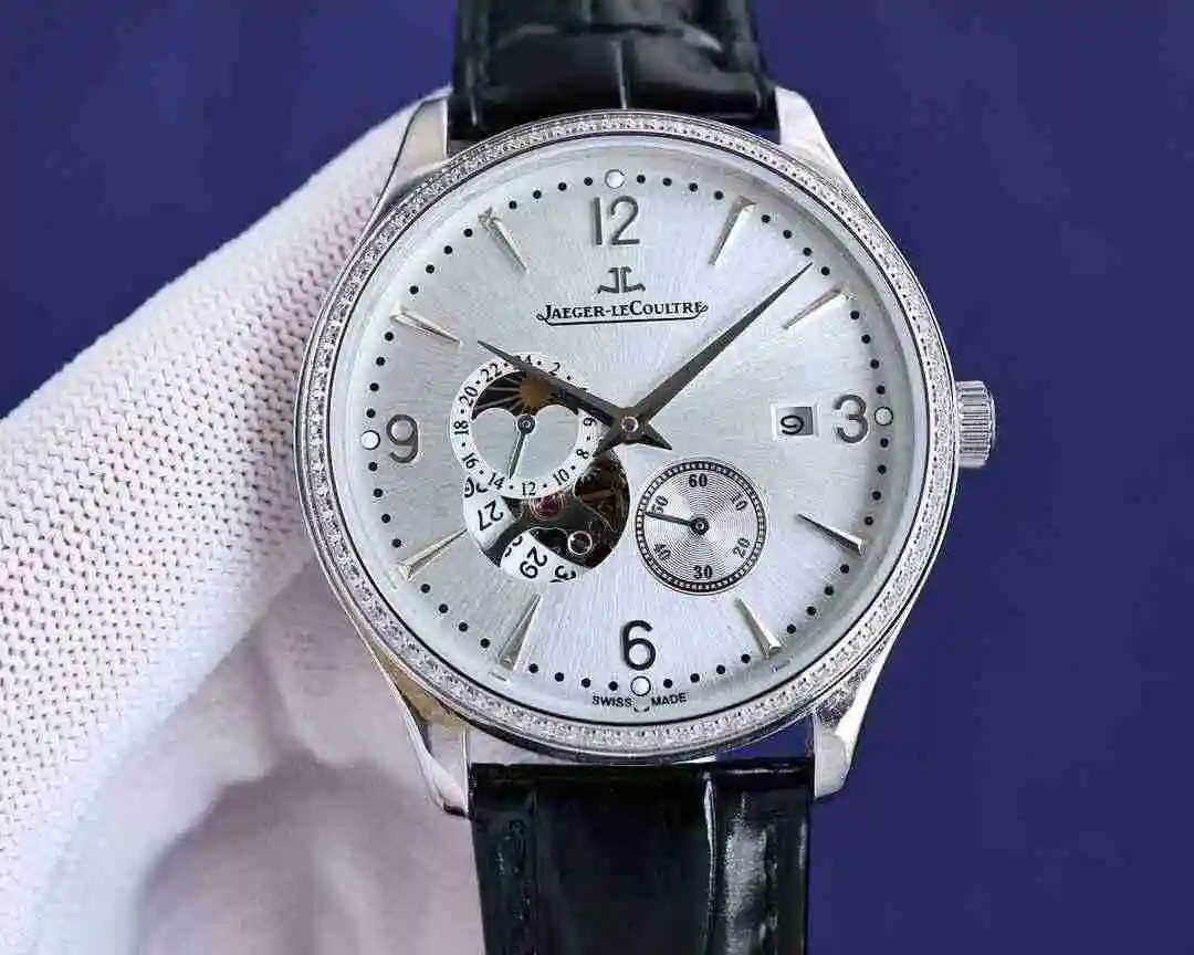 General Watches Jaeger-LeCoultre Jijia Watch Men's Watch Paired with Original Fully Automatic Mechanical Movement Top Grade 316 Precision Steel Case with Mineral Super Strong Mirror Diameter 41mm kk06100 view 7
