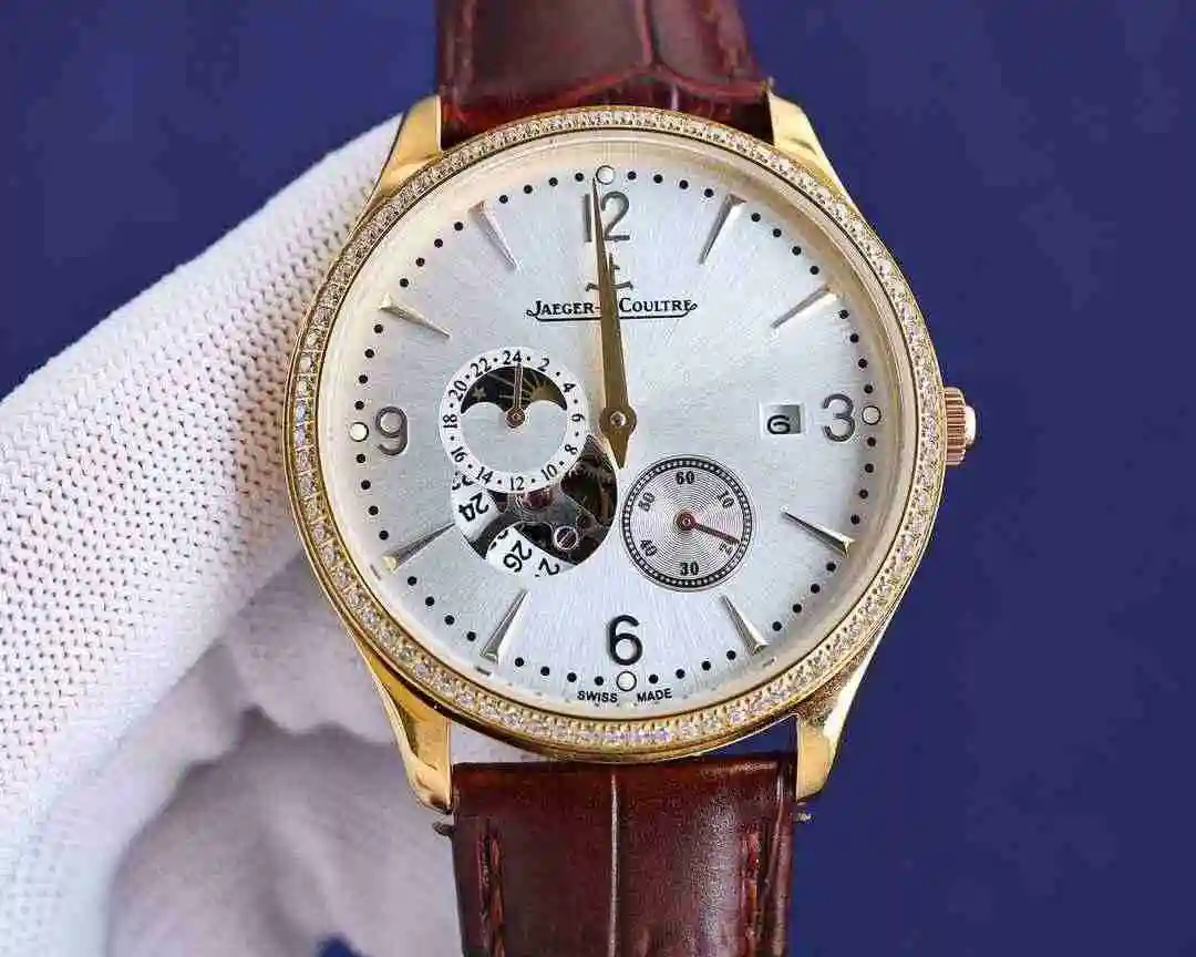 General Watches Jaeger-LeCoultre Jijia Watch Men's Watch Paired with Original Fully Automatic Mechanical Movement Top Grade 316 Precision Steel Case with Mineral Super Strong Mirror Diameter 41mm kk06100 view 8