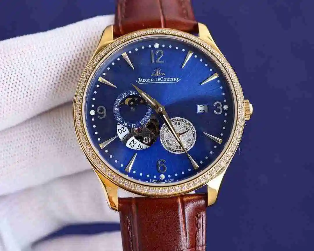 General Watches Jaeger-LeCoultre Jijia Watch Men's Watch Paired with Original Fully Automatic Mechanical Movement Top Grade 316 Precision Steel Case with Mineral Super Strong Mirror Diameter 41mm kk06100 view 9