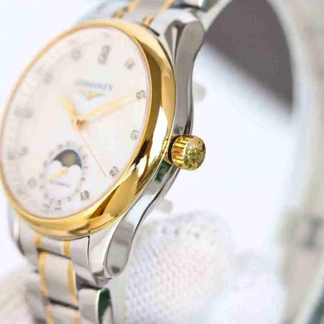 General Watches Longines Watch Women's Watch Paired with Original Fully Automatic Mechanical Movement Top grade 316 Precision Steel Case with Mineral Super Strong Mirror Diameter 34mm KK08900 view 4