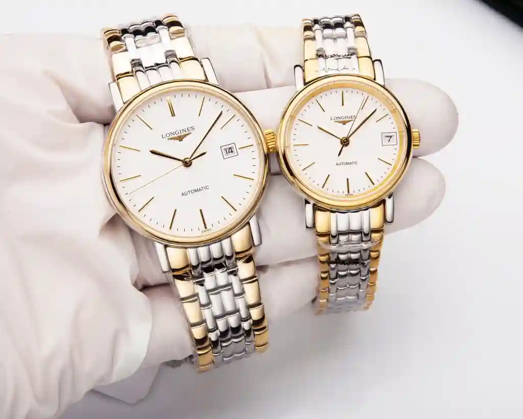 General Watches Longines Lang@Qin Watch Couple s Watch with Original Fully Automatic Mechanical Movement Top-grade 316 Stainless Steel Case and Strap Mineral Super Strong Mirror Diameter 39mm for Men and 30mm for Women KK4650 view 9