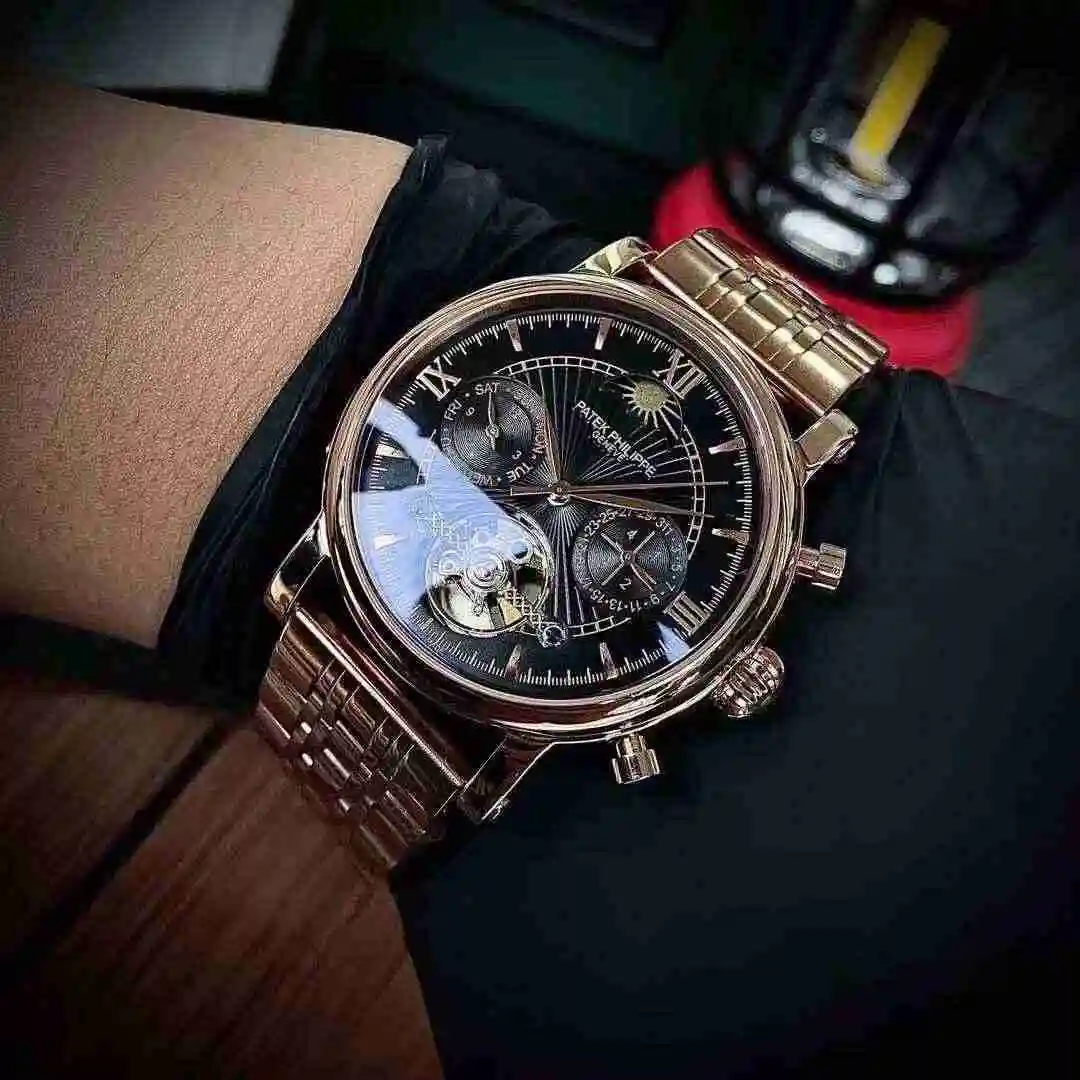 General Watches Patek Philippe Watch Men's Watch Paired with Original Fully Automatic Mechanical Movement Top Grade 316 Precision Steel Case Case with Mineral Super Strong Mirror Diameter 43mm KK04650 1 view 5