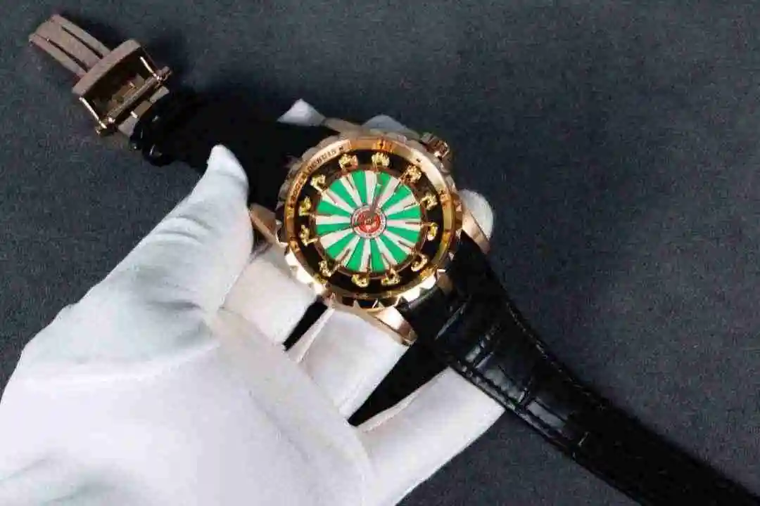 General Watches Roger Duby White 680 Rose Black 700 Watch view 2