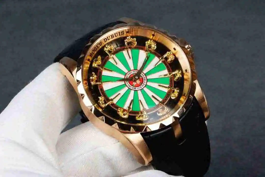 General Watches Roger Duby White 680 Rose Black 700 Watch view 7