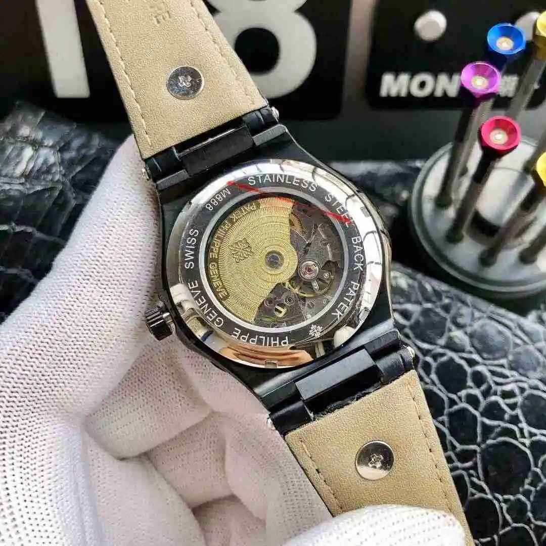 General Watches Patek Philippe Watch Men's Watch Paired with Original Fully Automatic Mechanical Movement Top Grade 316 Precision Steel Case Case with Mineral Super Strong Mirror Diameter 42mm KK04950 1 view 3