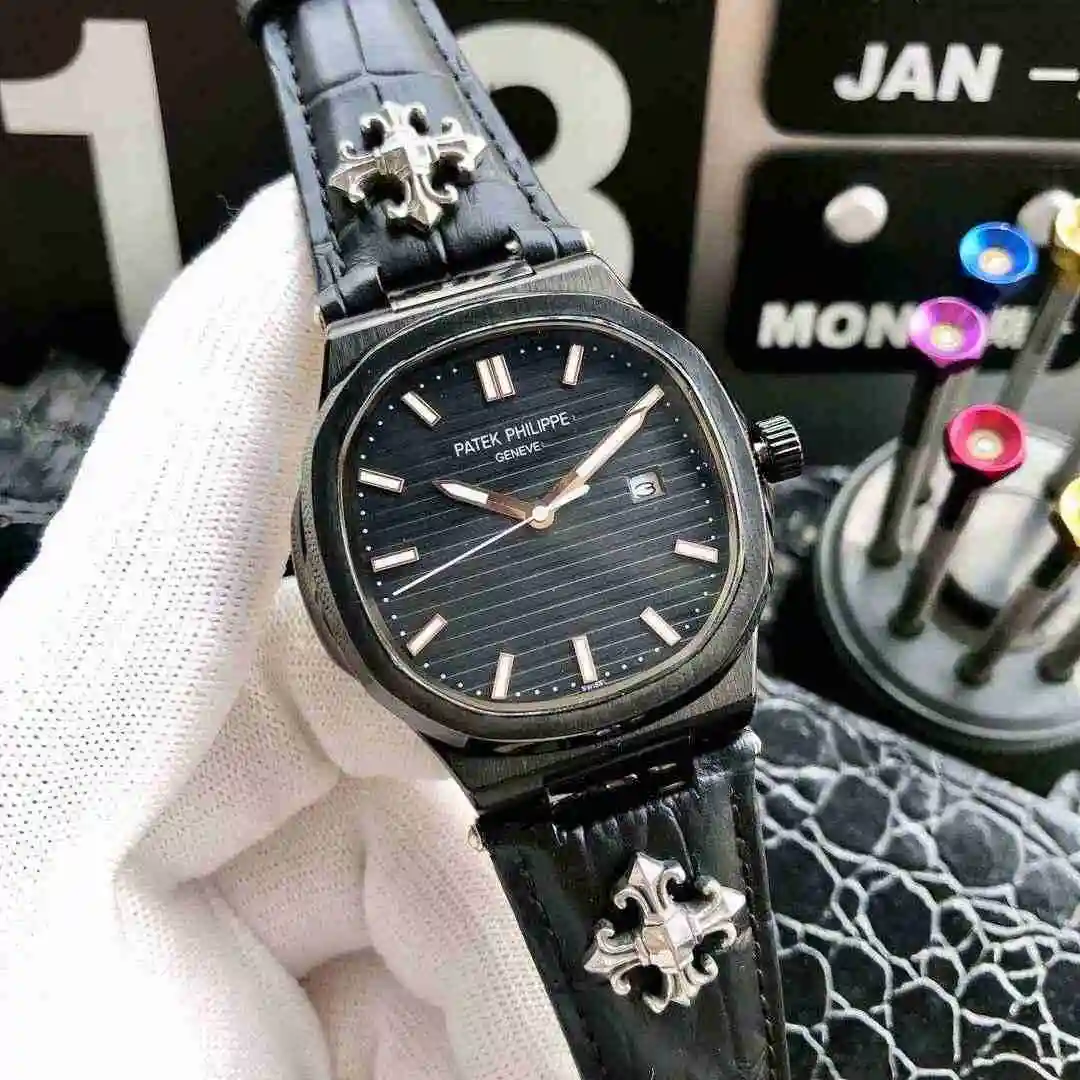 General Watches Patek Philippe Watch Men's Watch Paired with Original Fully Automatic Mechanical Movement Top Grade 316 Precision Steel Case Case with Mineral Super Strong Mirror Diameter 42mm KK04950 1 view 5