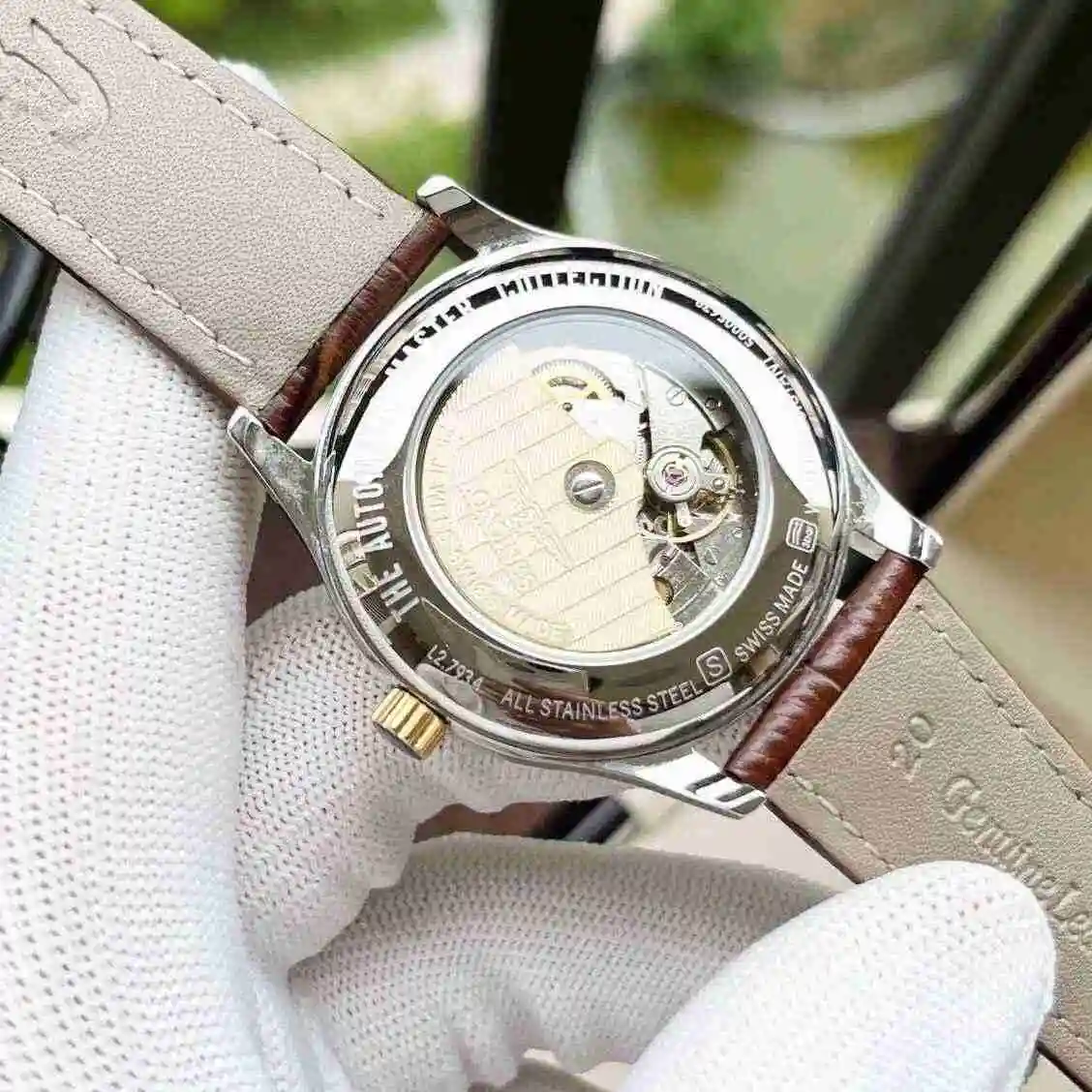 General Watches Longines Watch Men's Watch Paired with Original Fully Automatic Mechanical Movement Top grade 316 Precision Steel Case with Mineral Super Strong Mirror Diameter 40mm KK04 view 3