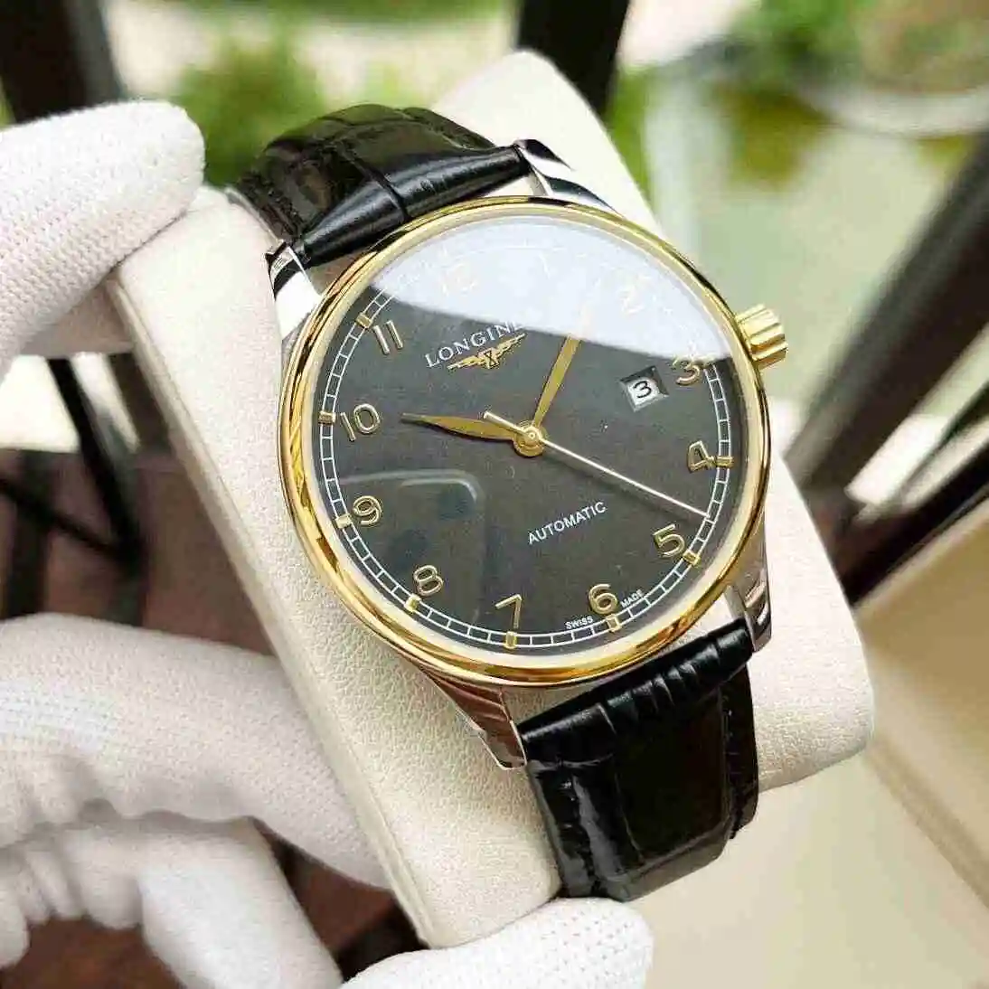 General Watches Longines Watch Men's Watch Paired with Original Fully Automatic Mechanical Movement Top grade 316 Precision Steel Case with Mineral Super Strong Mirror Diameter 40mm KK04 view 5