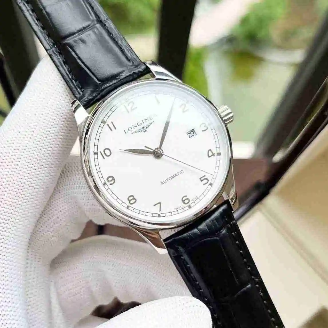 General Watches Longines Watch Men's Watch Paired with Original Fully Automatic Mechanical Movement Top grade 316 Precision Steel Case with Mineral Super Strong Mirror Diameter 40mm KK04 view 8