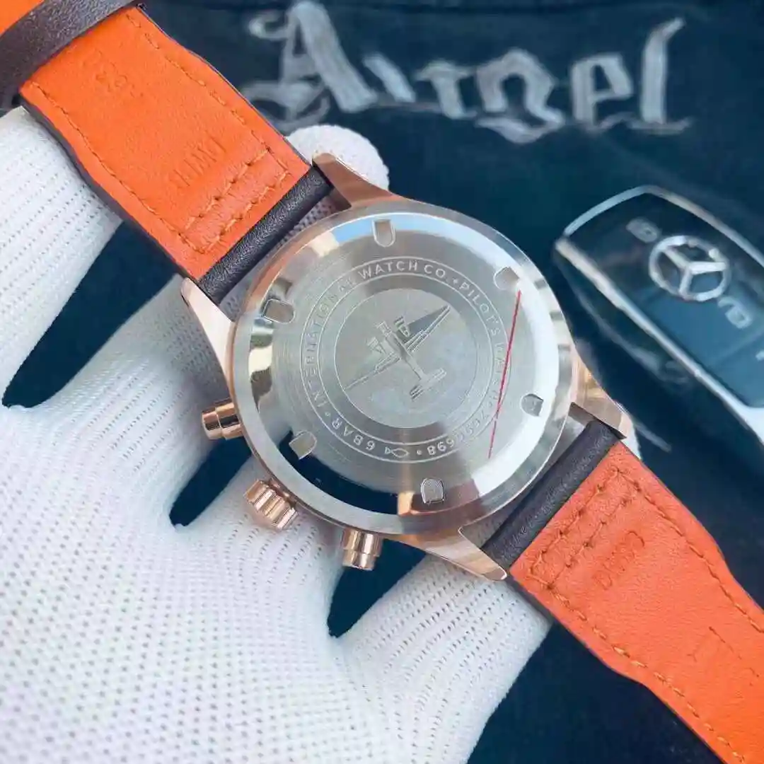 General Watches IWC Wanguo Watch Men's Watch Paired with Original Fully Automatic Mechanical Movement Top Grade 316 Precision Steel Case with Mineral Super Strong Mirror Diameter 42mm KK03300 view 2