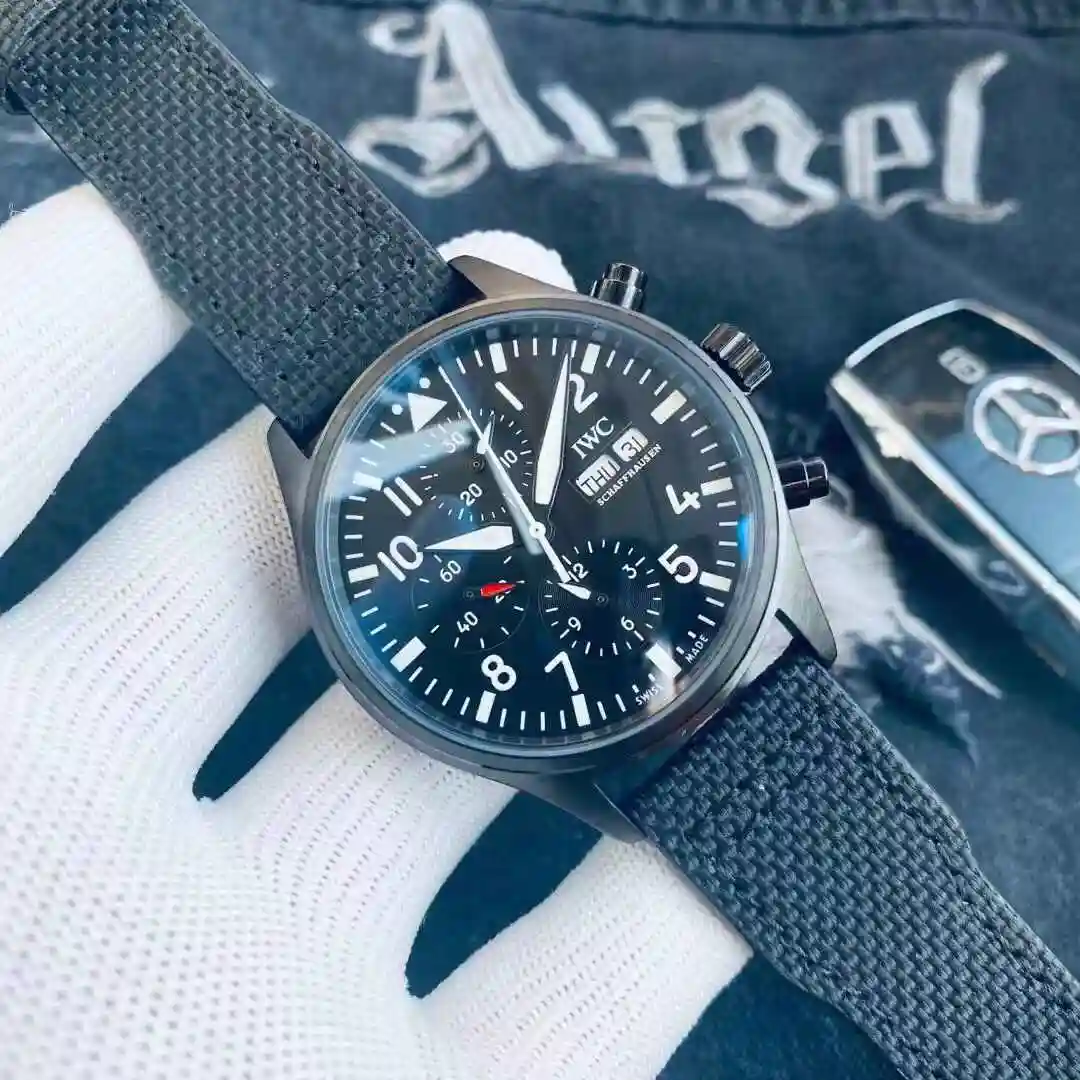 General Watches IWC Wanguo Watch Men's Watch Paired with Original Fully Automatic Mechanical Movement Top Grade 316 Precision Steel Case with Mineral Super Strong Mirror Diameter 42mm KK03300 view 4