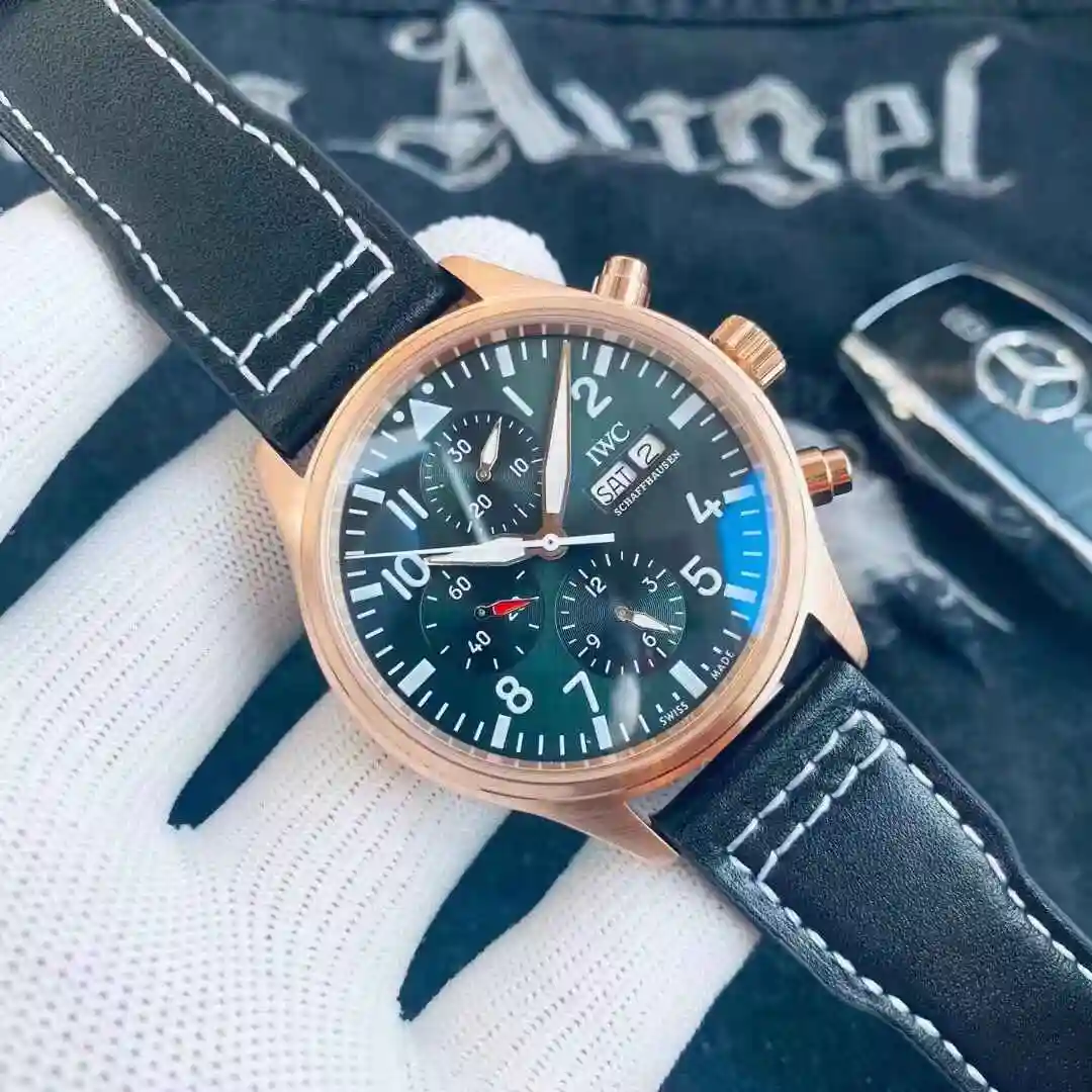 General Watches IWC Wanguo Watch Men's Watch Paired with Original Fully Automatic Mechanical Movement Top Grade 316 Precision Steel Case with Mineral Super Strong Mirror Diameter 42mm KK03300 view 6
