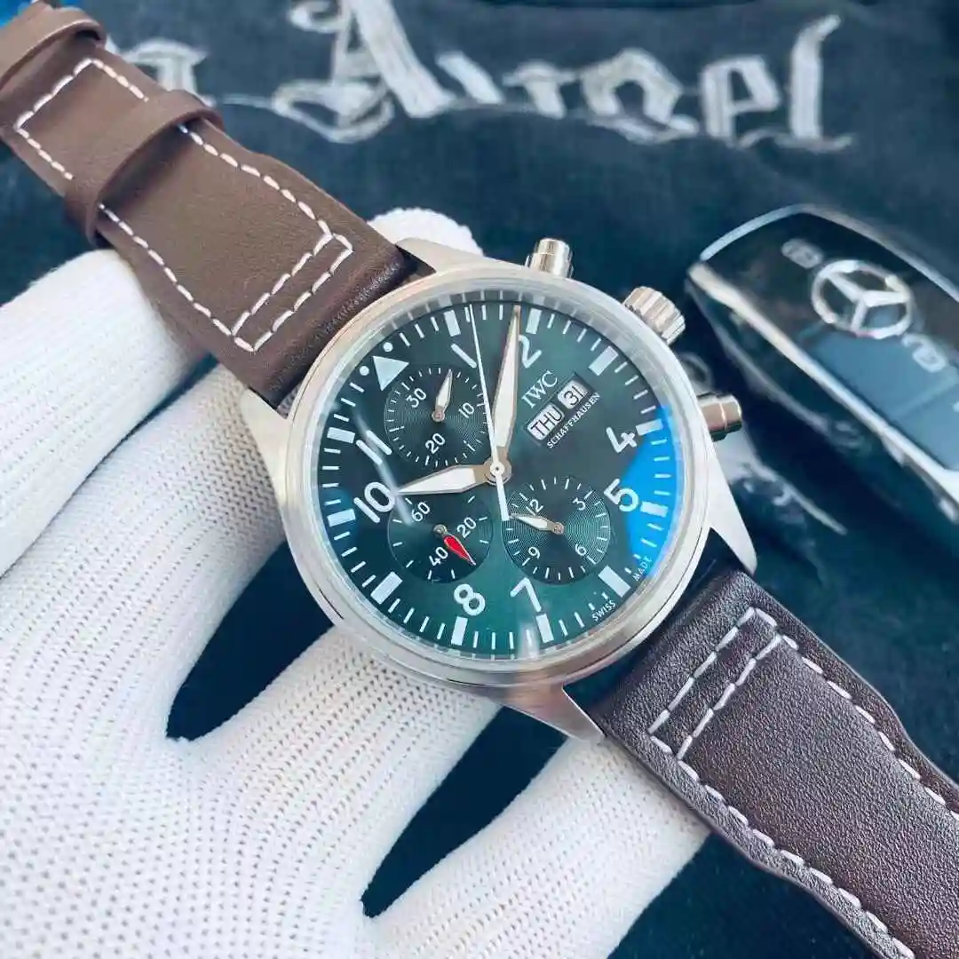 General Watches IWC Wanguo Watch Men's Watch Paired with Original Fully Automatic Mechanical Movement Top Grade 316 Precision Steel Case with Mineral Super Strong Mirror Diameter 42mm KK03300 view 8