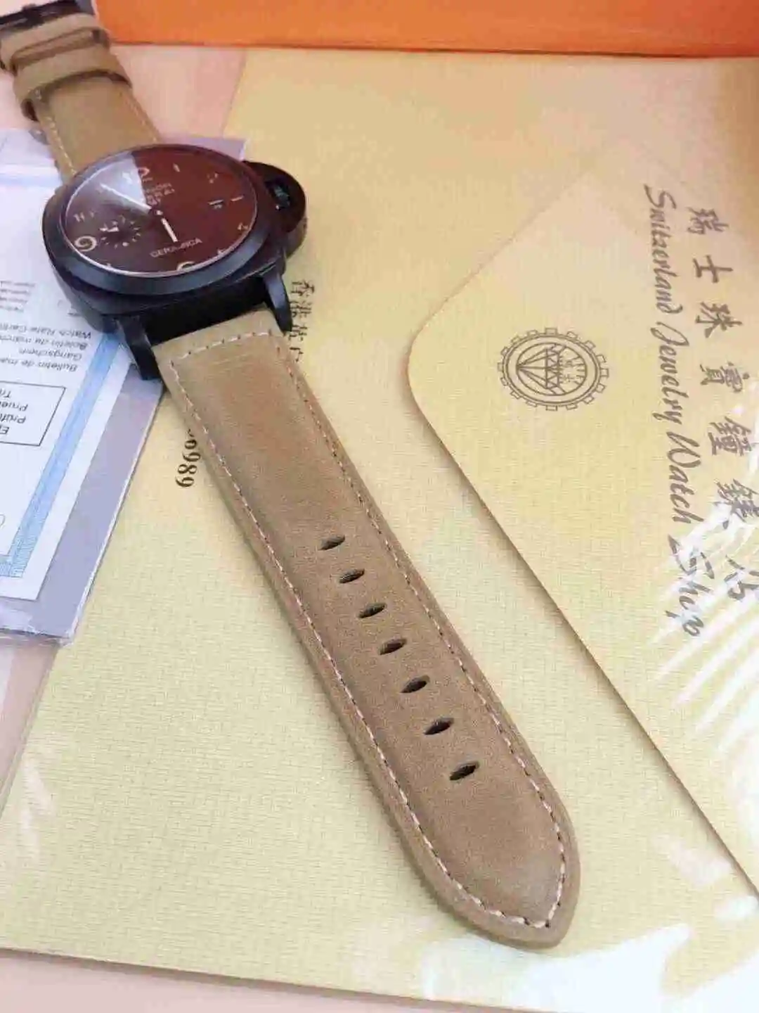 General Watches Panerai Peinahai Watch Men's Watch Paired with Original Fully Automatic Mechanical Movement Top Grade 316 Precision Steel Case with Mineral Super Strong Mirror Diameter 44mm KK04050 view 3