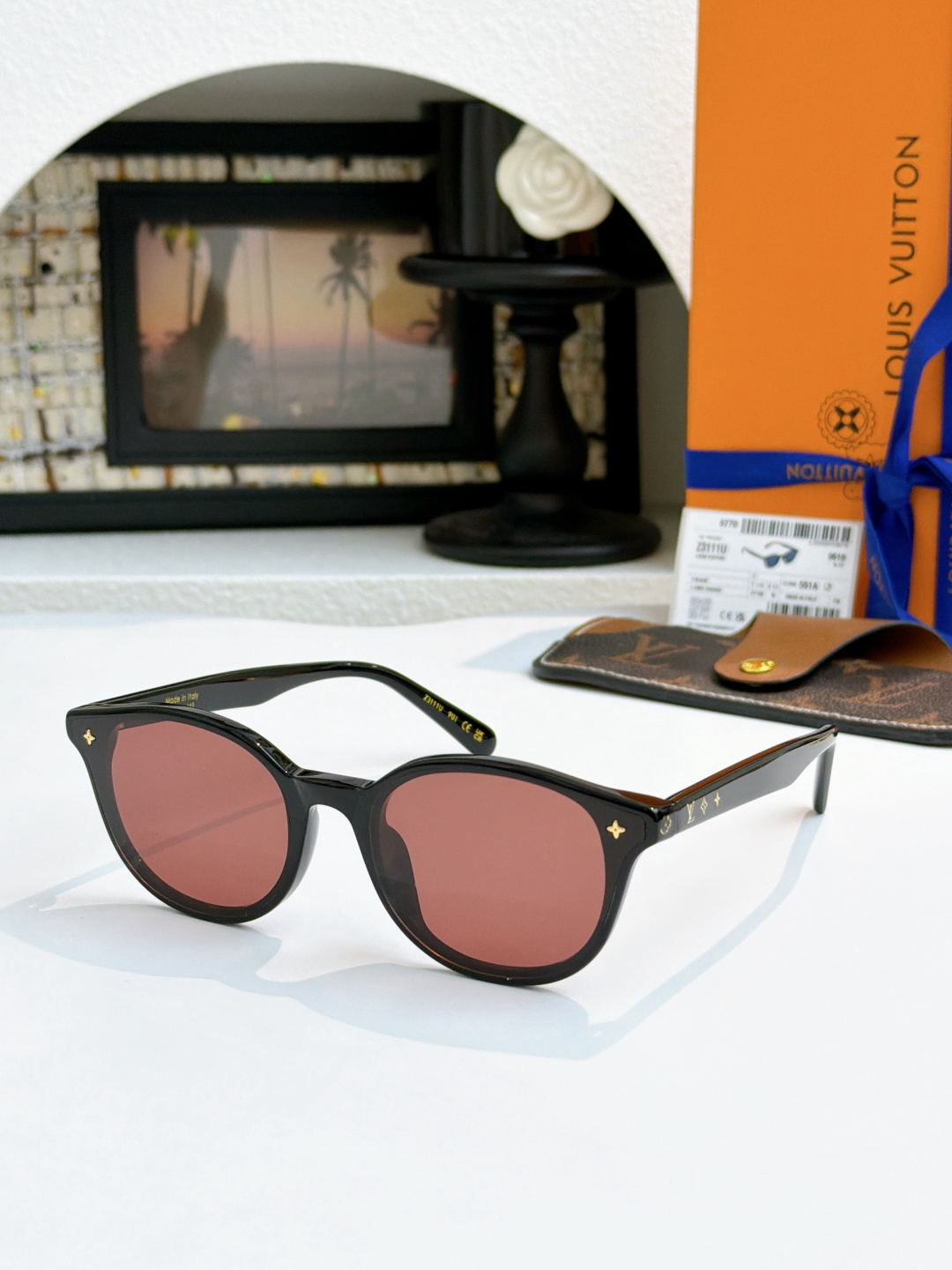My Monogram Fame Round Sunglasses LOUIS VUITTO Z3111U Size 62-19-145 1208140 Sunglasses view 5
