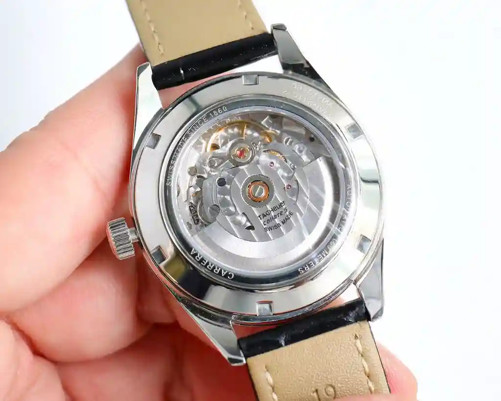 General Watches Tiger @ Tag Heuer men's watch with original fully automatic mechanical movement top 316 stainless steel case strap mineral super mirror diameter 40mm KK09800 2 view 3