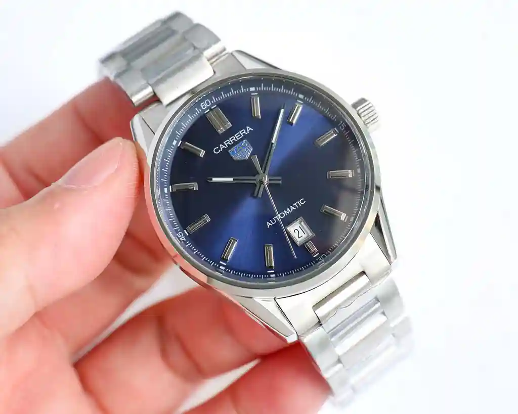 General Watches Tiger @ Tag Heuer men's watch with original fully automatic mechanical movement top 316 stainless steel case strap mineral super mirror diameter 40mm KK09800 2 view 7