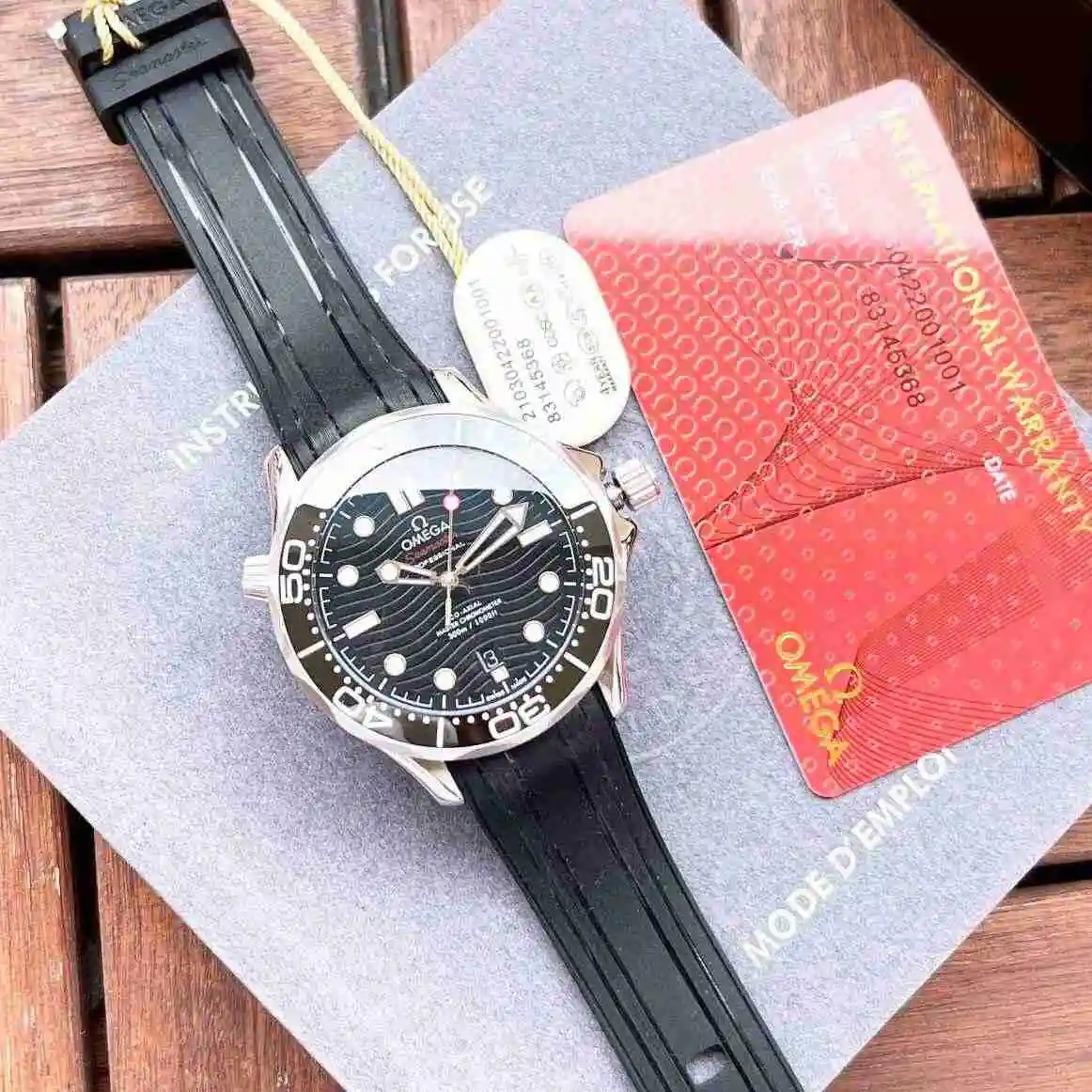 General Watches Omega Watch Men's Watch Paired with Original Fully Automatic Mechanical Movement Top Grade 316 Precision Steel Case with Mineral Super Strong Mirror Diameter 40mm KK05850 view 5