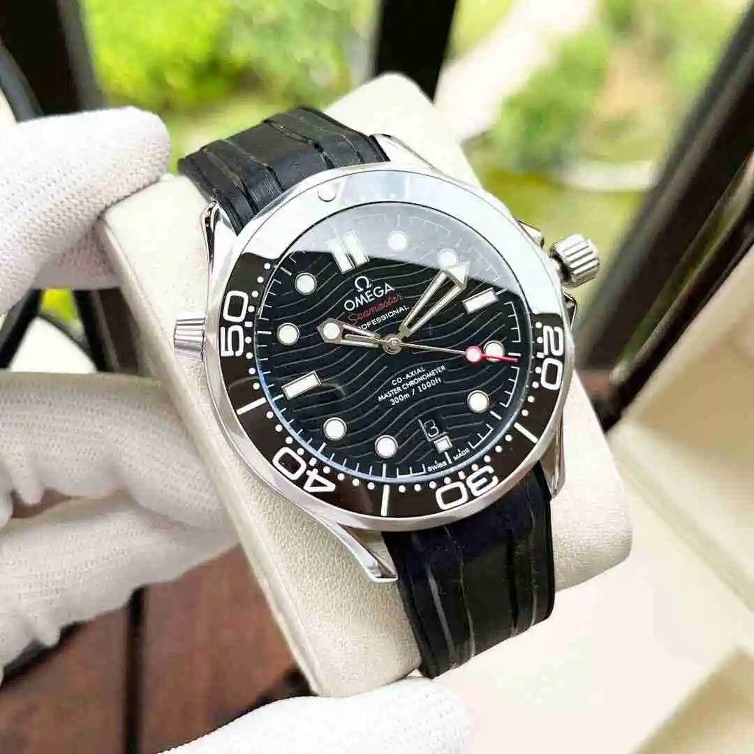 General Watches Omega Watch Men's Watch Paired with Original Fully Automatic Mechanical Movement Top Grade 316 Precision Steel Case with Mineral Super Strong Mirror Diameter 40mm KK05850 view 7