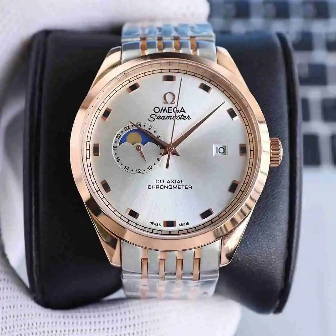 General Watches Omega Watch Men's Watch Paired with Original Fully Automatic Mechanical Movement Top Grade 316 Precision Steel Case with Mineral Super Strong Mirror Diameter 40mm KK05450 2 view 5