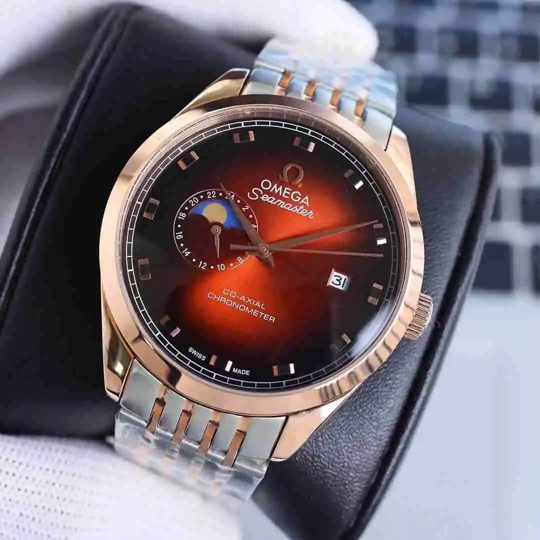 General Watches Omega Watch Men's Watch Paired with Original Fully Automatic Mechanical Movement Top Grade 316 Precision Steel Case with Mineral Super Strong Mirror Diameter 40mm KK05450 2 view 6