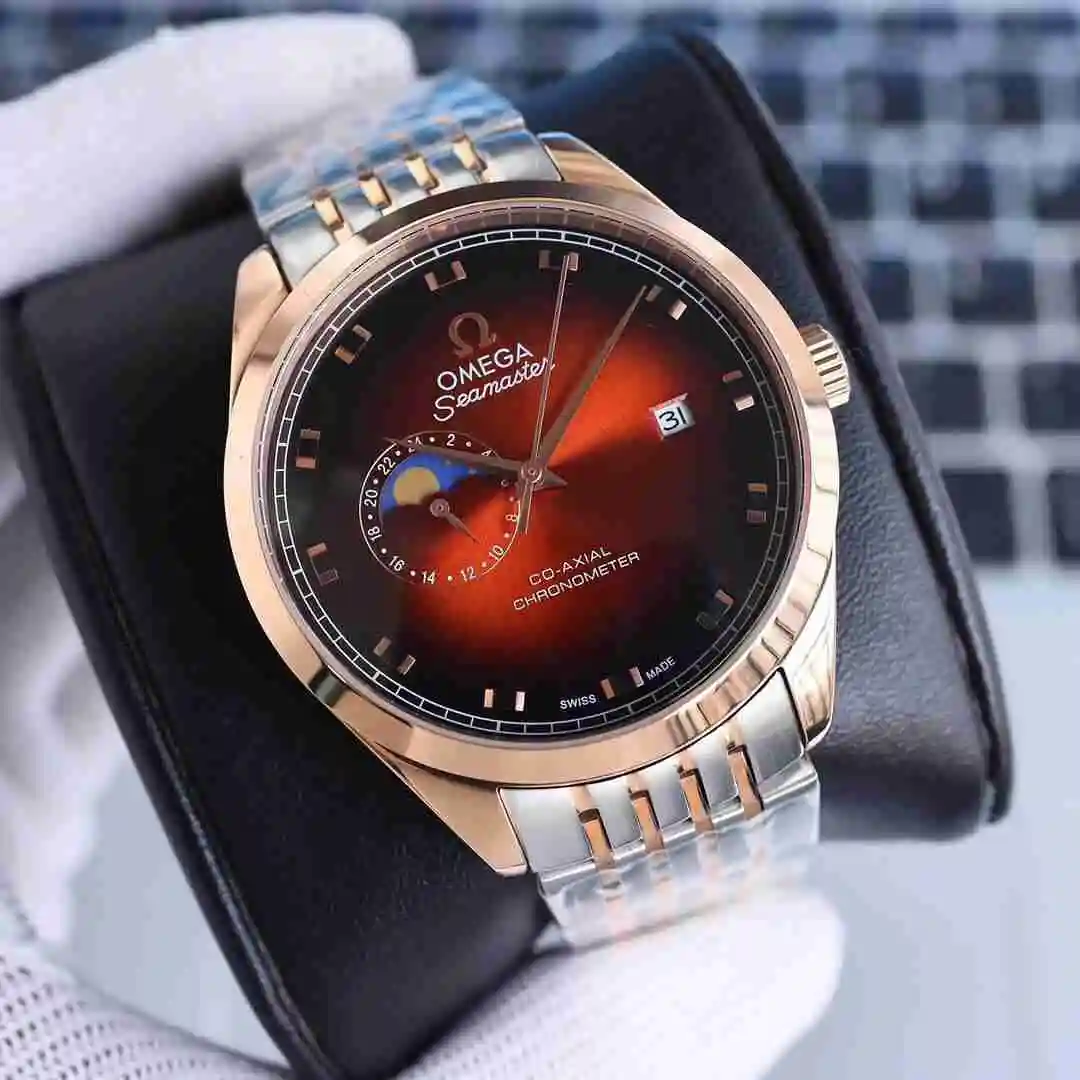 General Watches Omega Watch Men's Watch Paired with Original Fully Automatic Mechanical Movement Top Grade 316 Precision Steel Case with Mineral Super Strong Mirror Diameter 40mm KK05450 2 view 7