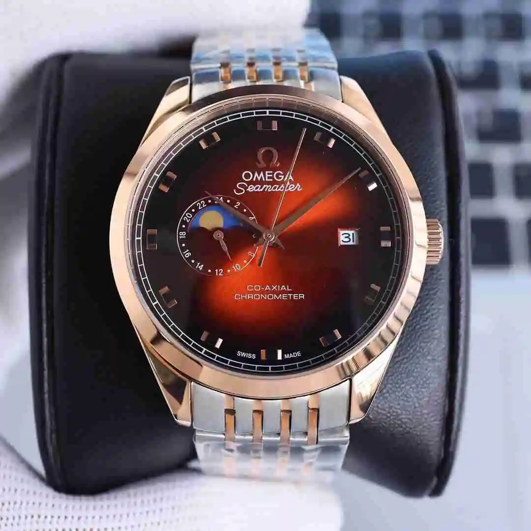 General Watches Omega Watch Men's Watch Paired with Original Fully Automatic Mechanical Movement Top Grade 316 Precision Steel Case with Mineral Super Strong Mirror Diameter 40mm KK05450 2 view 8