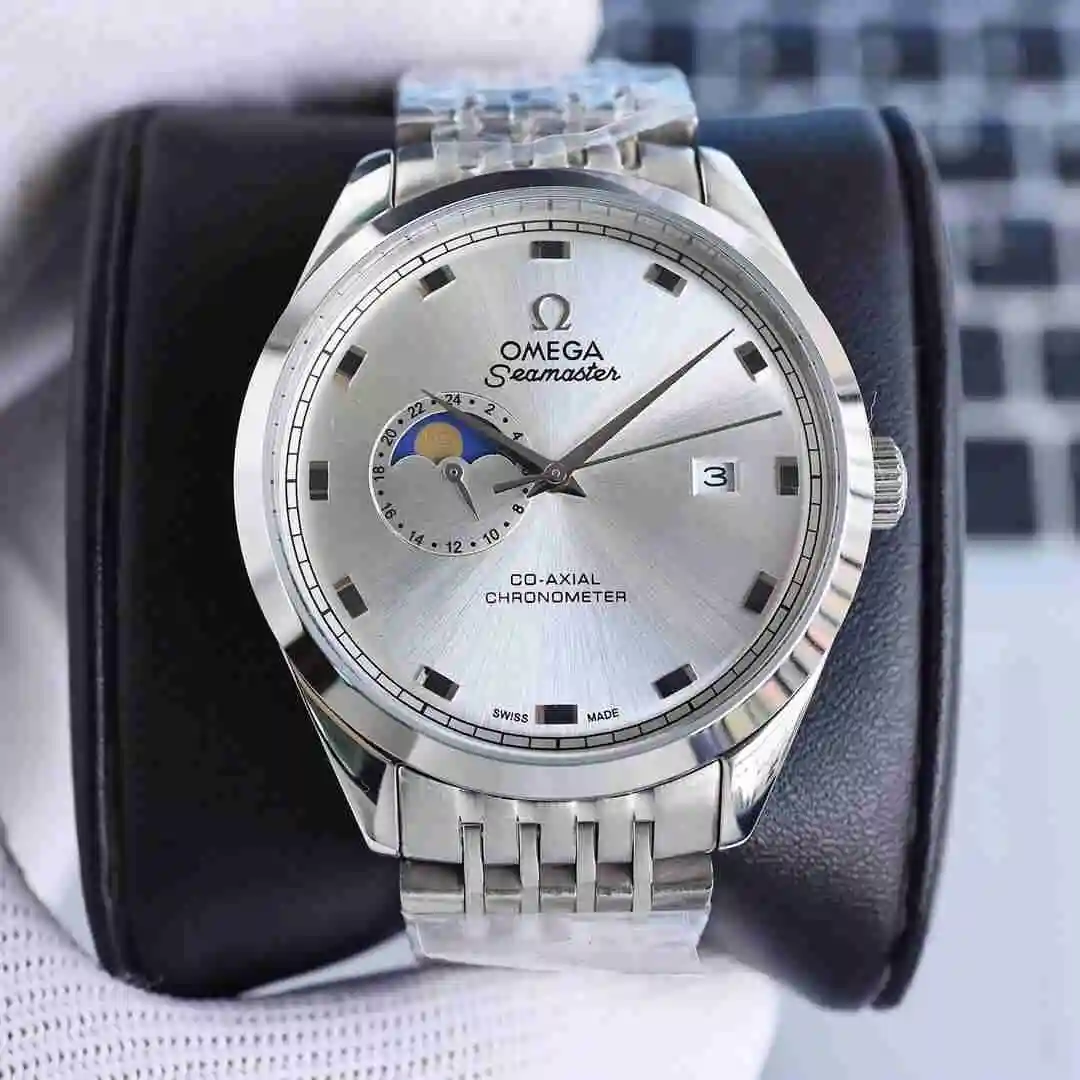 General Watches Omega Watch Men's Watch Paired with Original Fully Automatic Mechanical Movement Top Grade 316 Precision Steel Case with Mineral Super Strong Mirror Diameter 40mm KK05450 2 view 9