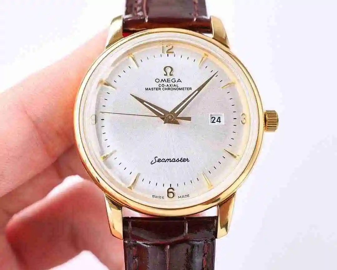 General Watches Omega Watch Men's Watch Paired with Original Fully Automatic Mechanical Movement Top Grade 316 Precision Steel Case with Mineral Super Strong Mirror Diameter 41mm kk view 6