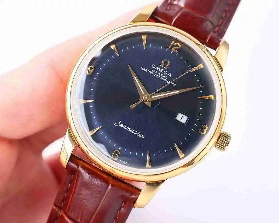 General Watches Omega Watch Men's Watch Paired with Original Fully Automatic Mechanical Movement Top Grade 316 Precision Steel Case with Mineral Super Strong Mirror Diameter 41mm kk view 8
