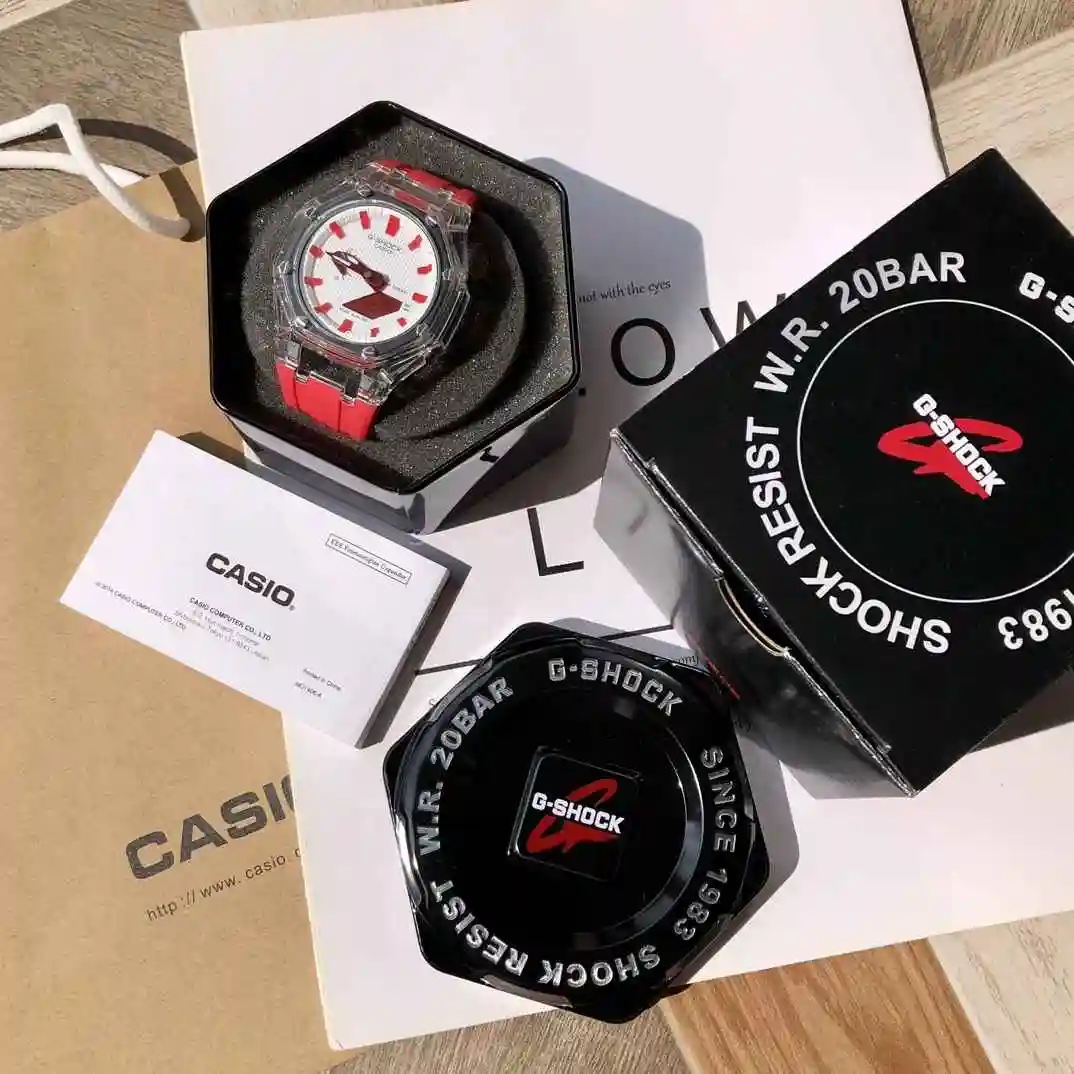General Watches Original order customized new Casio watch couple pairing with original fully automatic mechanical movement, top grade 316 precision steel case with mineral super strong mirror diameter 44mm DMA8801850 view 4