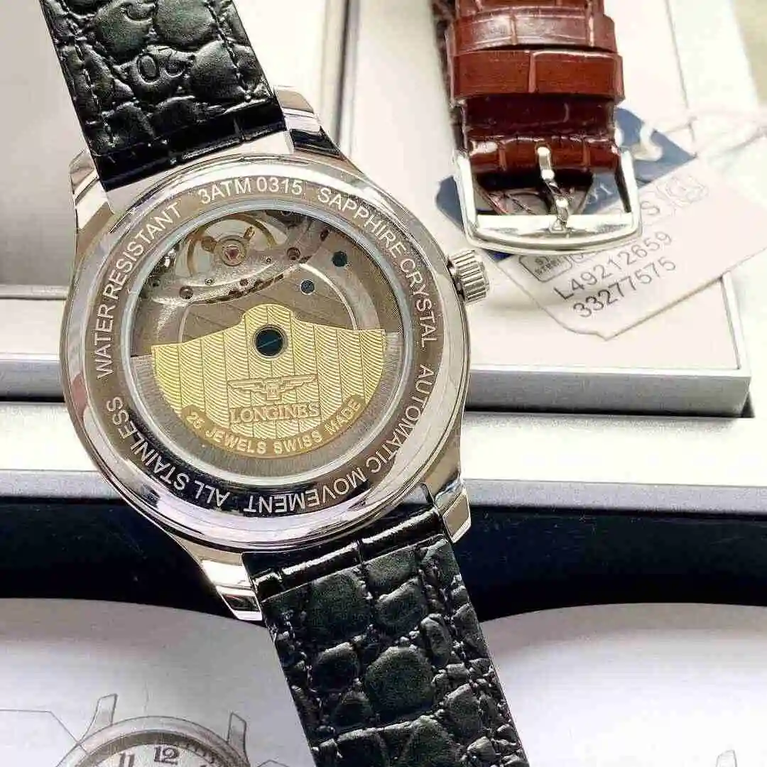 General Watches Longines Watch Men's Watch Paired with Original Fully Automatic Mechanical Movement Top Grade 316 Precision Steel Case with Mineral Super Strong Mirror Diameter 42mm KK05350 1 view 2
