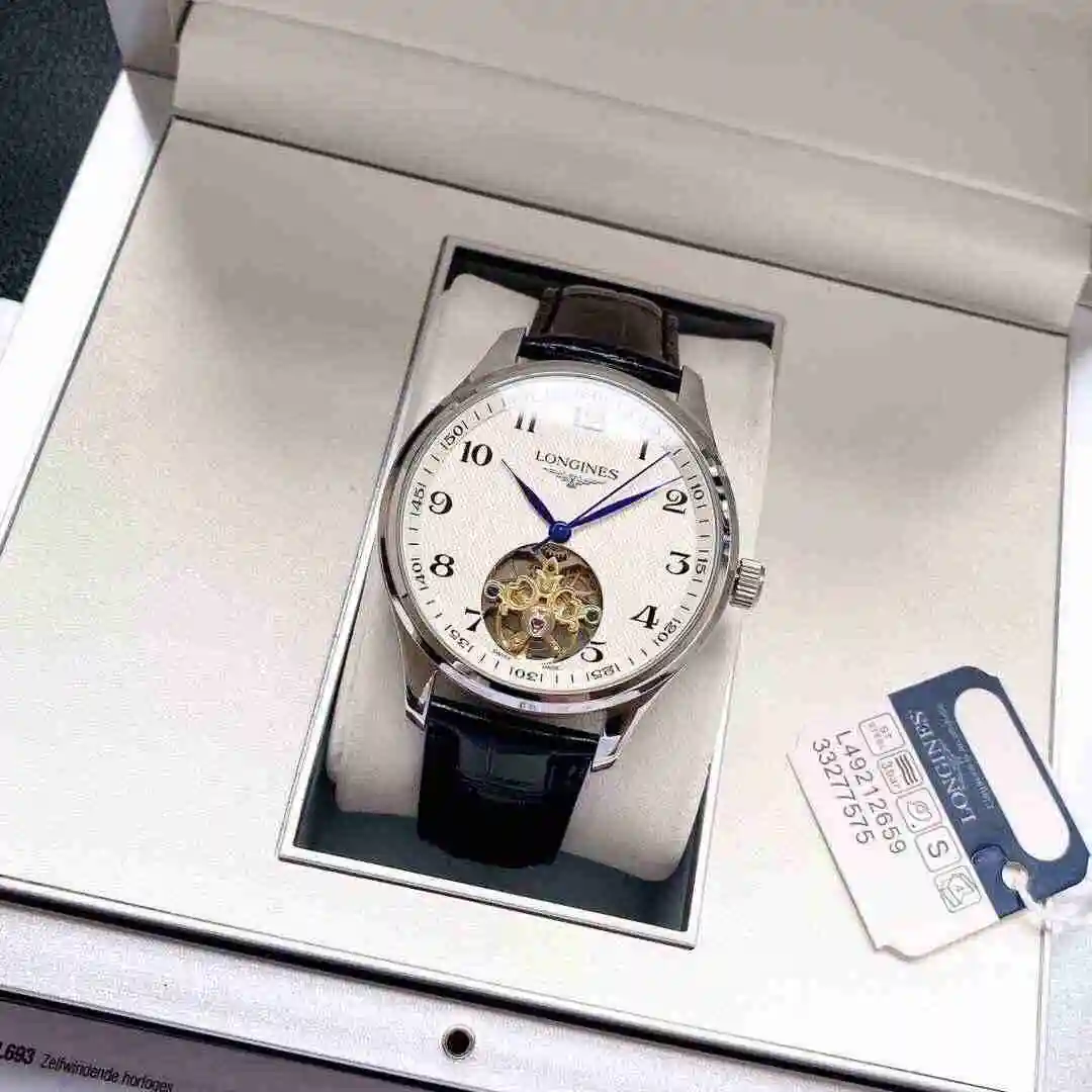 General Watches Longines Watch Men's Watch Paired with Original Fully Automatic Mechanical Movement Top Grade 316 Precision Steel Case with Mineral Super Strong Mirror Diameter 42mm KK05350 1 view 5