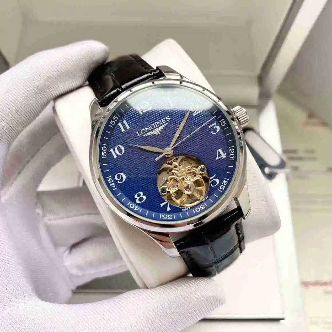 General Watches Longines Watch Men's Watch Paired with Original Fully Automatic Mechanical Movement Top Grade 316 Precision Steel Case with Mineral Super Strong Mirror Diameter 42mm KK05350 1 view 7