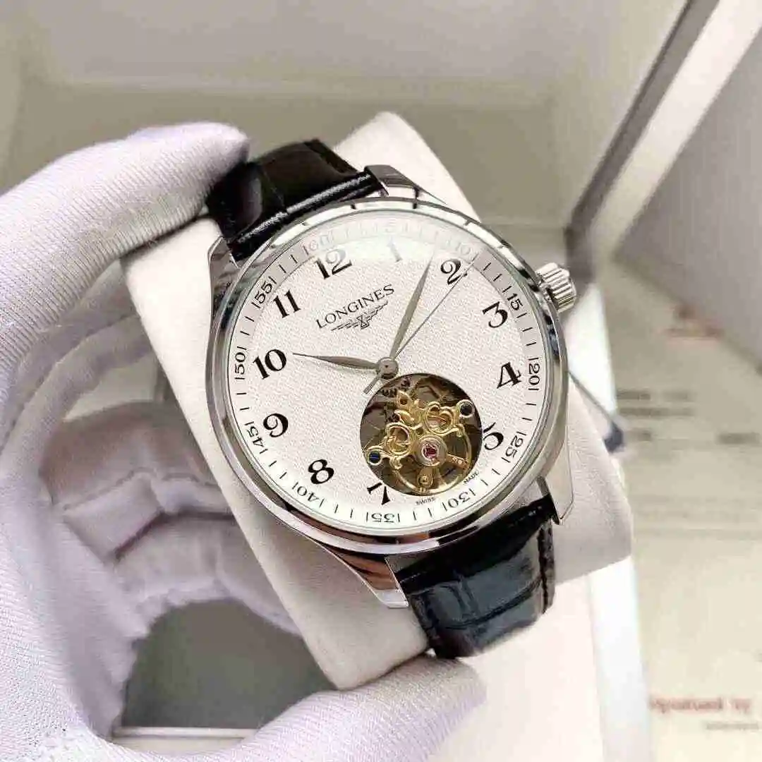 General Watches Longines Watch Men's Watch Paired with Original Fully Automatic Mechanical Movement Top Grade 316 Precision Steel Case with Mineral Super Strong Mirror Diameter 42mm KK05350 1 view 8