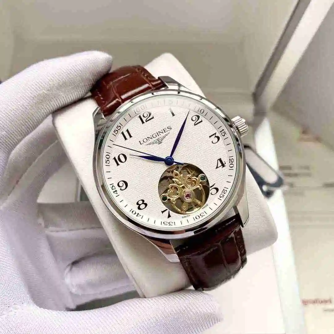 General Watches Longines Watch Men's Watch Paired with Original Fully Automatic Mechanical Movement Top Grade 316 Precision Steel Case with Mineral Super Strong Mirror Diameter 42mm KK05350 1 view 9