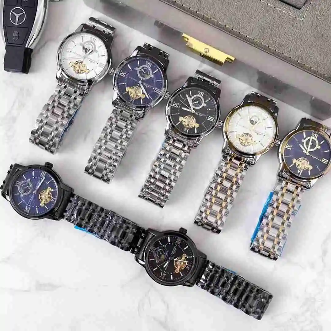 General Watches Longines Watch Men's Watch Paired with Original Fully Automatic Mechanical Movement Top Grade 316 Precision Steel Case with Mineral Super Strong Mirror Diameter 42mm KK03850 view 2