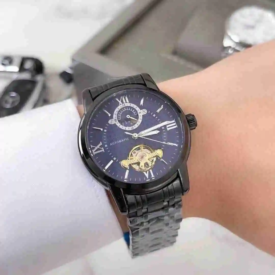 General Watches Longines Watch Men's Watch Paired with Original Fully Automatic Mechanical Movement Top Grade 316 Precision Steel Case with Mineral Super Strong Mirror Diameter 42mm KK03850 view 6