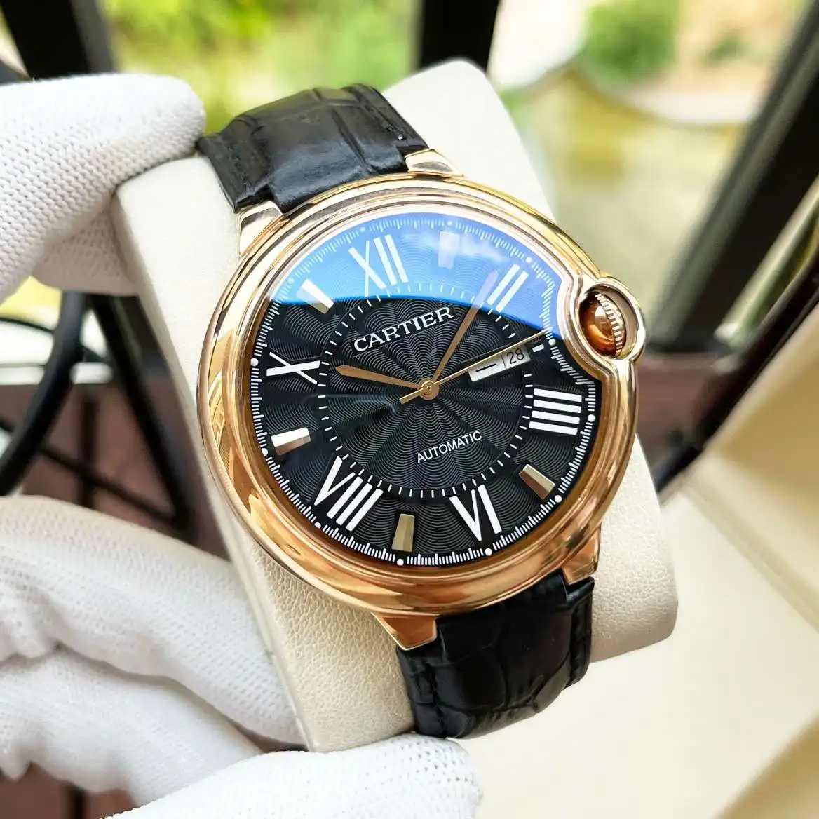 General Watches Watch, men's watch with original fully automatic mechanical movement, top-grade 316 stainless steel case and strap, mineral super mirror, diameter 44mm KK04250 view 6