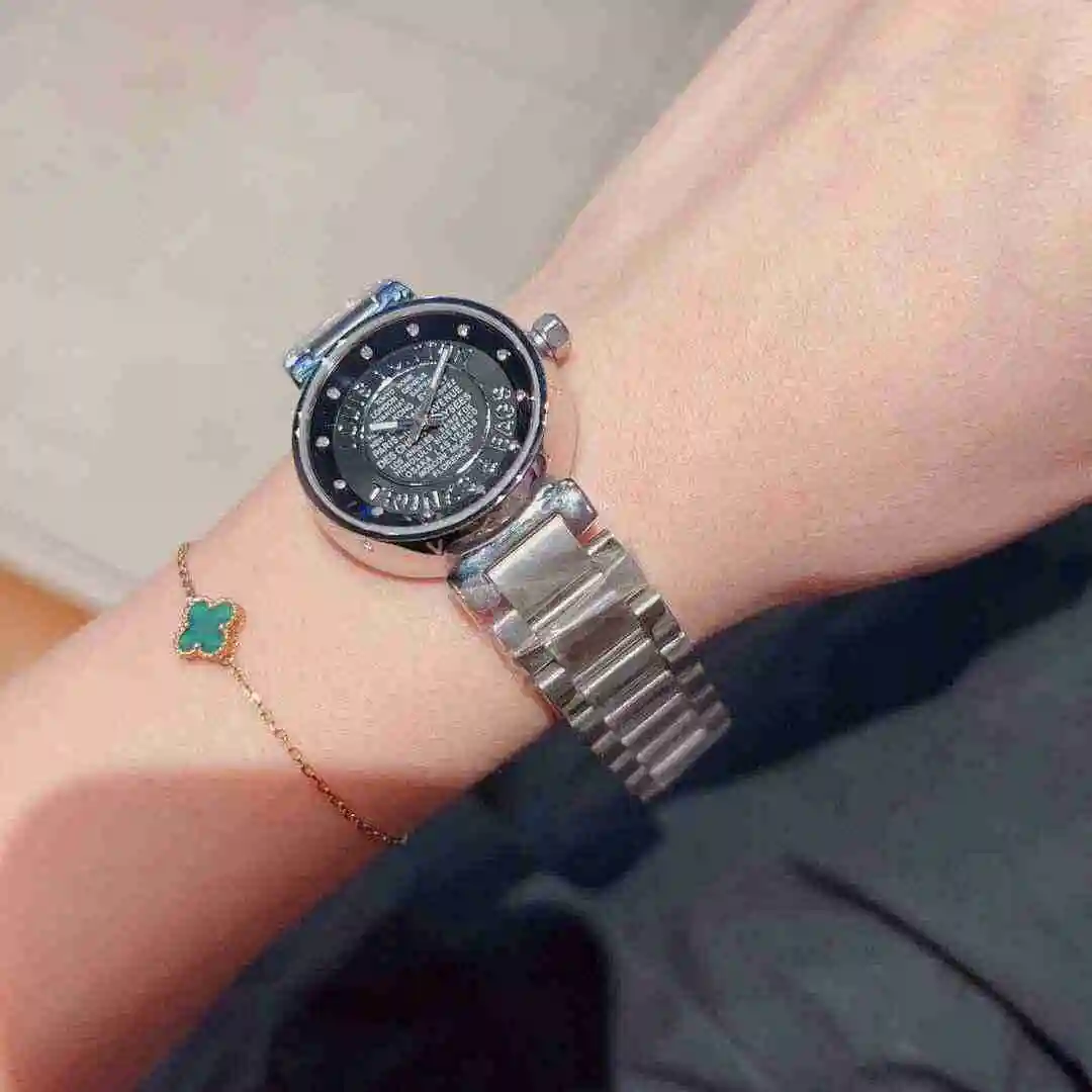 General Watches LV watch for women with original fully automatic mechanical movement, top grade 316 precision steel case with mineral super strong mirror diameter 33mm KK02250 view 3