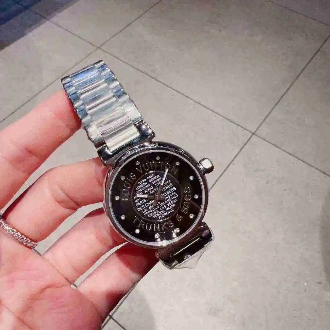 General Watches LV watch for women with original fully automatic mechanical movement, top grade 316 precision steel case with mineral super strong mirror diameter 33mm KK02250 view 7