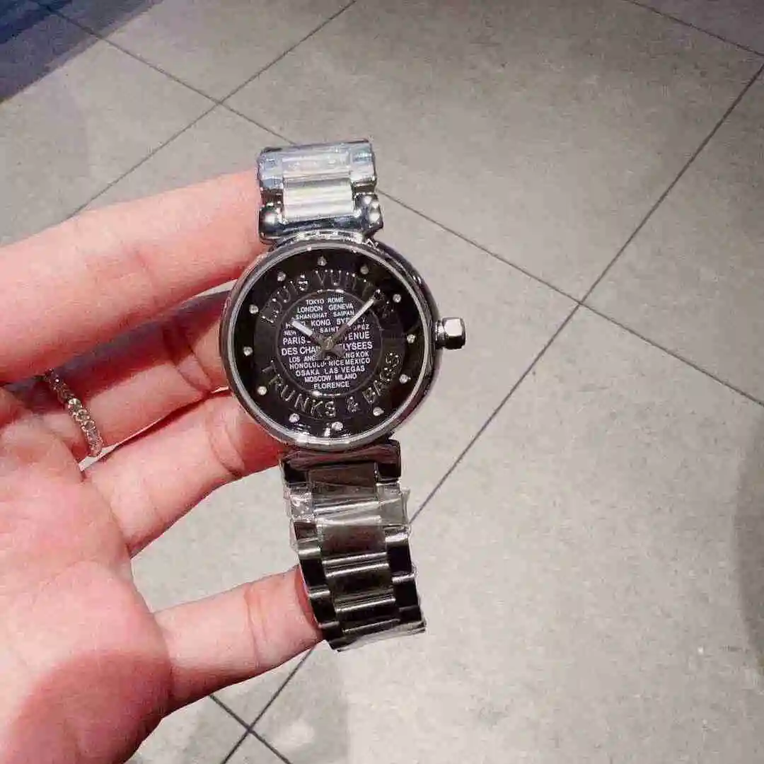 General Watches LV watch for women with original fully automatic mechanical movement, top grade 316 precision steel case with mineral super strong mirror diameter 33mm KK02250 view 8