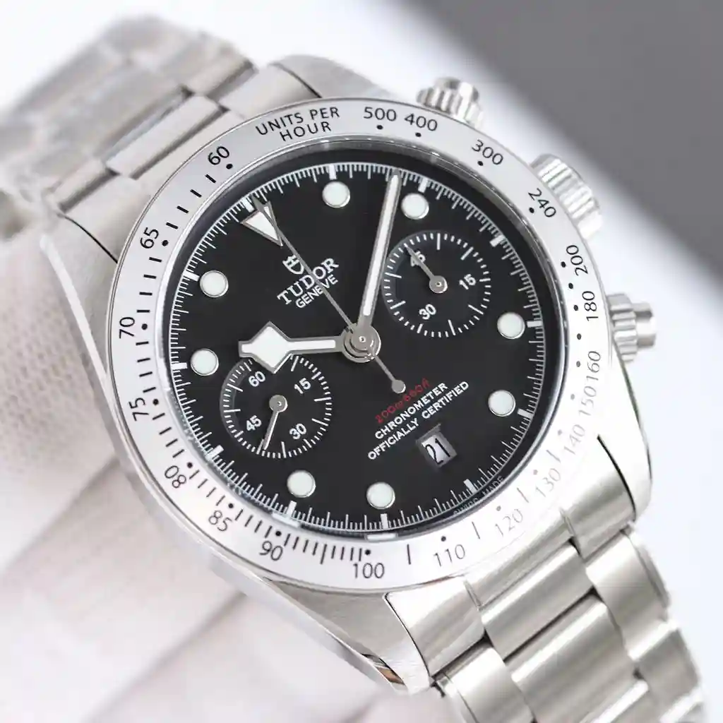 General Watches Tudor Tu@rudder watch men's watch with original fully automatic mechanical movement top 316 stainless steel case strap mineral super mirror diameter 41mm KK012500 view 8
